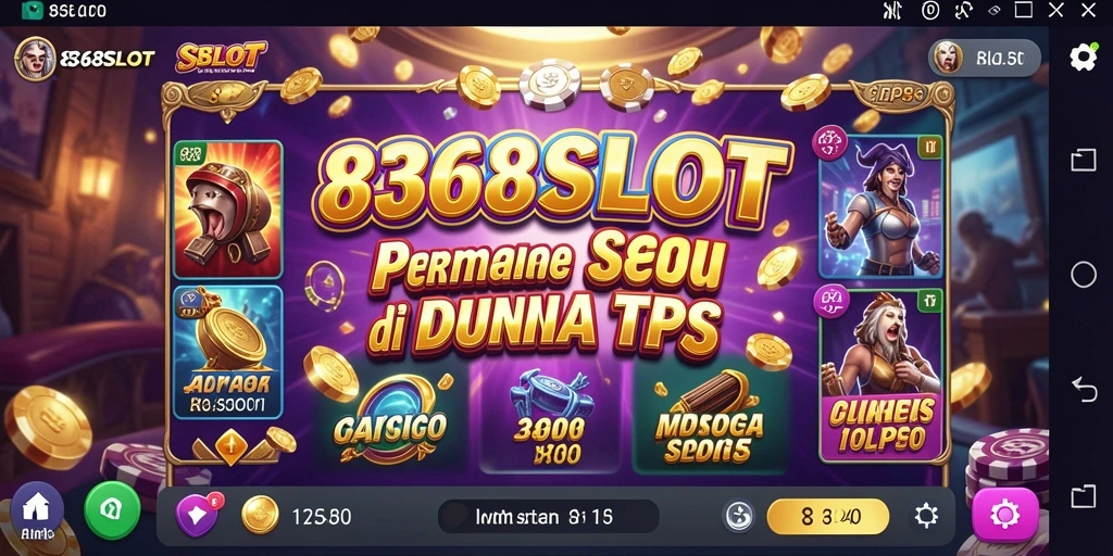 Tampilan gameplay 8368SLOT yang mengasyikkan dan penuh warna.