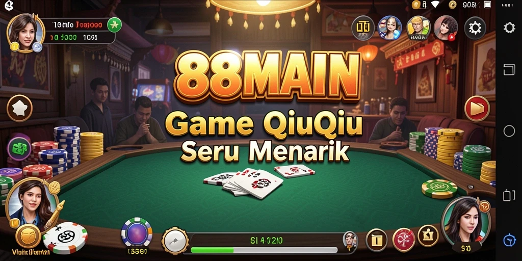 Tampilan gameplay seru di 88MAIN QiuQiu.