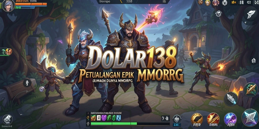 Tampilan screenshot DOLAR138 menampilkan aksi seru dalam permainan MMORPG.