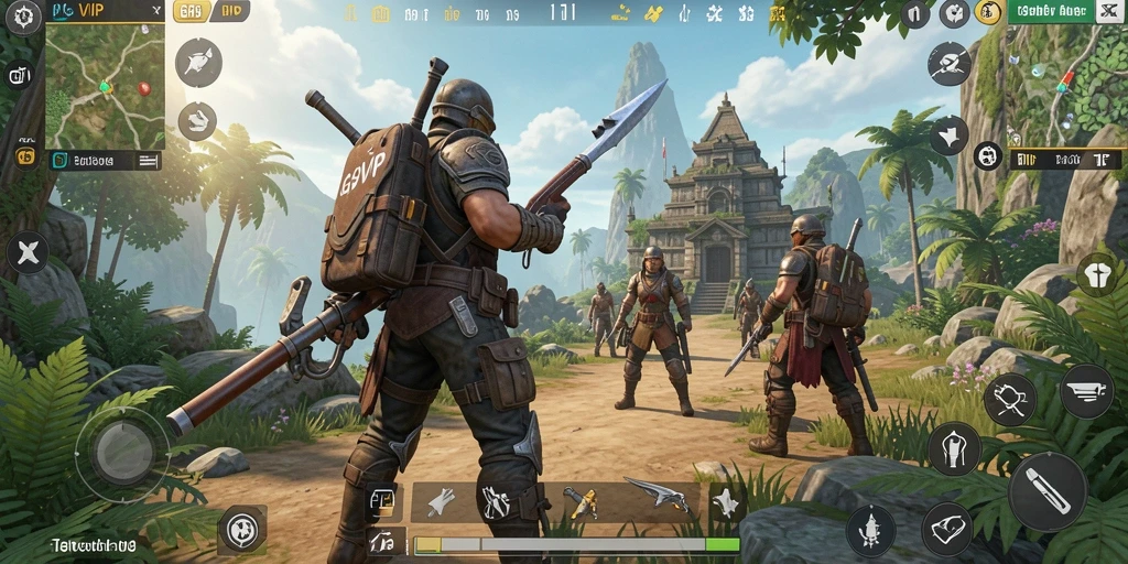Gameplay G9VIP yang menakjubkan di dunia terbuka.