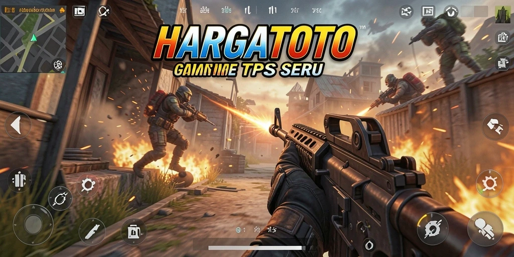 Tampilan dinamis dari gameplay seru dalam HARGATOTO.