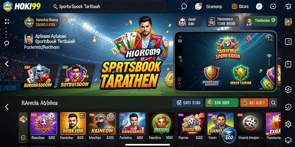 Screenshot HOKI99 menampilkan pengalaman taruhan olahraga yang seru.