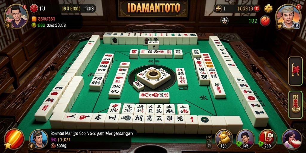 Screenshot gameplay <strong>IDAMANTOTO</strong> dengan tantangan Mahjong seru.