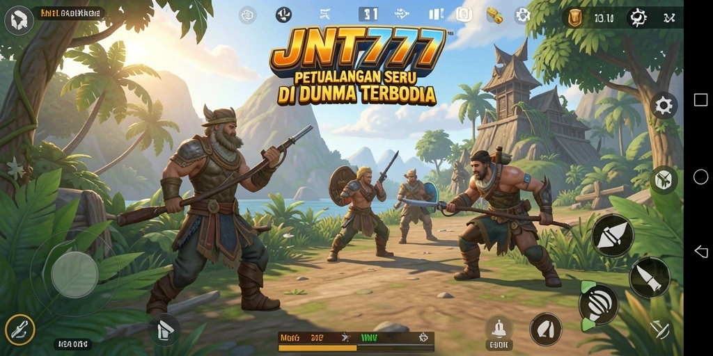 Tampilan menarik dari gameplay Open World JNT777 yang memukau.