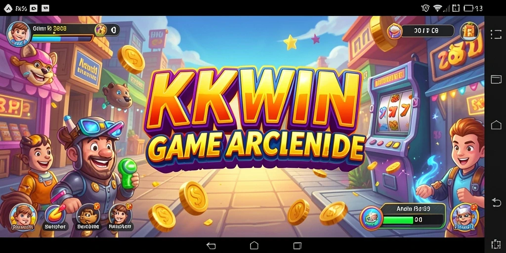 Tangkapan layar KKWIN menampilkan aksi gameplay Arcade yang mendebarkan.