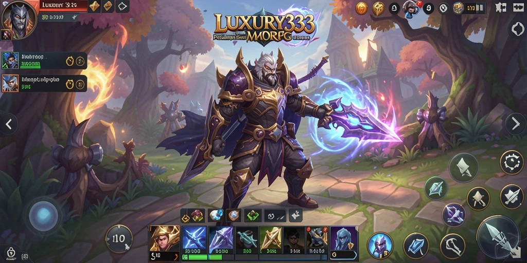 Tampilan gameplay seru LUXURY333 dengan petualangan MMORPG yang mendalam.