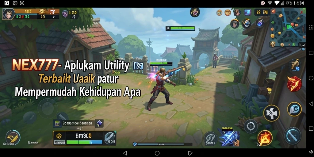 Tampilan antarmuka aplikasi NEX777 yang intuitif dan mudah digunakan.