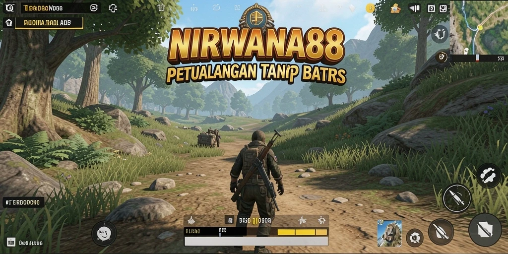 Screenshot gameplay <strong>NIRWANA88</strong> menampilkan dunia terbuka yang luas dan menakjubkan untuk dijelajahi.