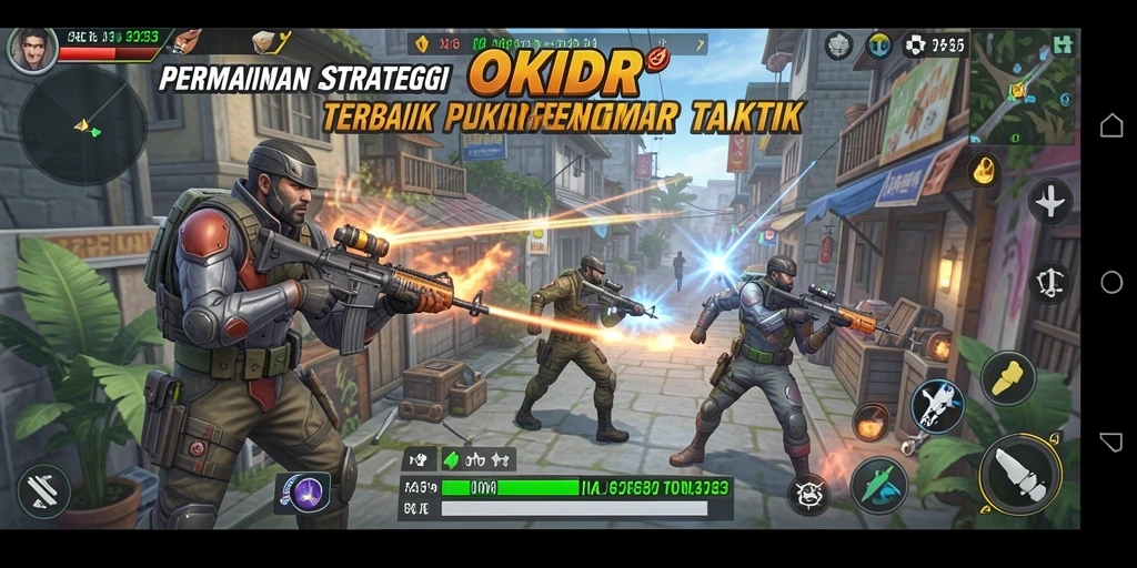 Gameplay strategi mendebarkan di OKIDR dengan berbagai taktik yang menarik.
