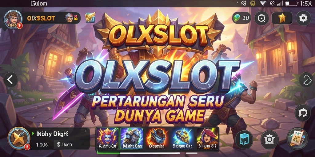 Screenshot menunjukkan karakter sedang bertarung dengan serangan spektakuler.