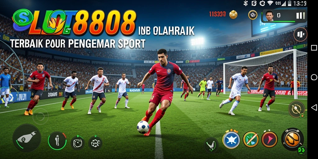 Tampilan gameplay seru di SLOT8808 dengan berbagai pilihan olahraga.