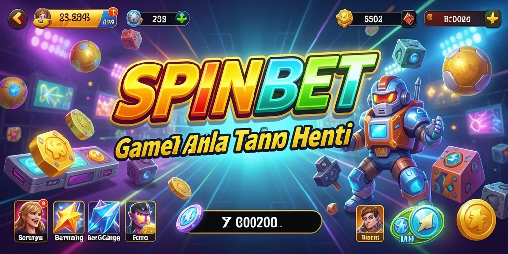 Tampilan gameplay SPINBET yang menarik dan menantang.