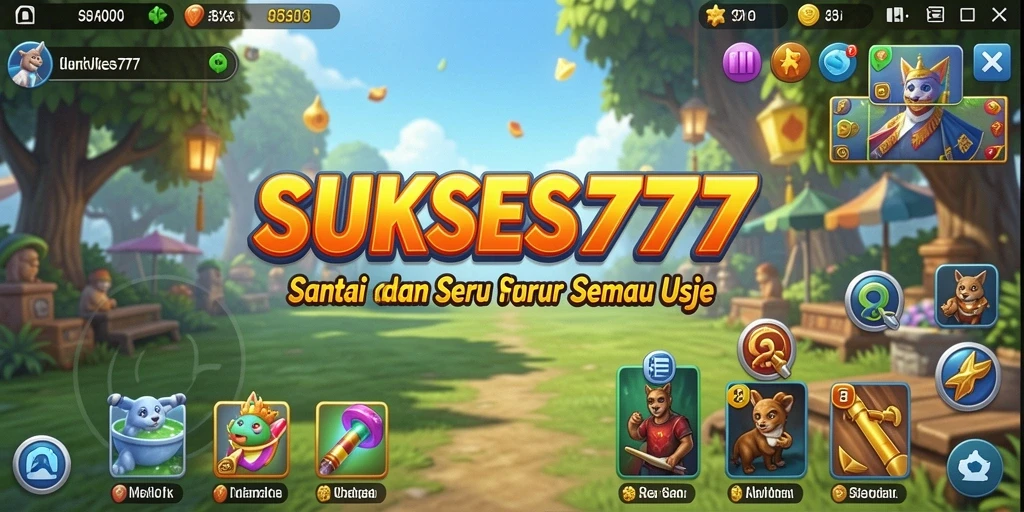 Tangkapan layar menunjukkan gameplay menarik SUKSES777.
