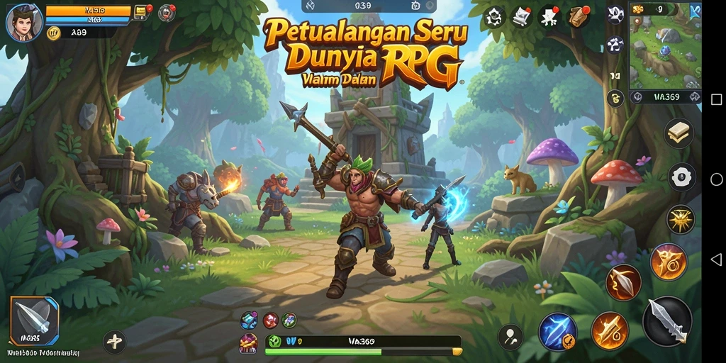 Gameplay WA369 yang menakjubkan dengan aksi RPG seru.
